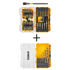 Dwamf60wdwa1180 Dewalt Maxfit Steel Screwdriving Set 60-piece With Black And Gold Drill Bit