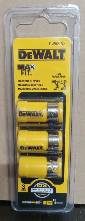 Dwaslv3 Dewalt Max Fit Magnetic Sleeves 3pc New