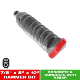 Diablo 008925150923 7/8 X 8 10 Inch Sds-plus 2-cutter Carbide-tipped Hammer Drill Bit