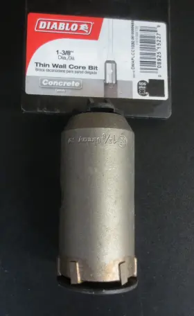 Diablo 008925152279 Sds-plus Carbide Tipped Thin Wall Core Bit 1 3/8 Inch