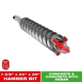 Diablo 008925152927 1-3/8 Inch X 31 36 Rebar Demon Sds-max 4-cutter Carbide-tipped Hammer