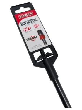 Diablo 008925153672 12 Inch Universal Extension Bit With Snap-lock Plus For 1/4 Hex Shank Tools