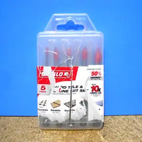Diablo 008925168003 Hard Tile And Stone Bit Set 5-piece Dmansp1070s 10x Longer Life