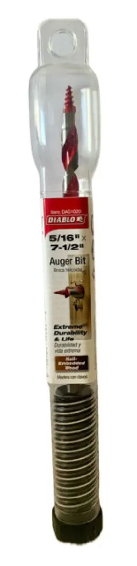 Dag1030 Diablo 3/8 Inch X 7 1/2 Auger Bit