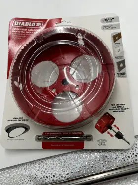 Dhs5375rl Diablo Recessed Lighting Bi-metal Hole Saw 5-3/8 Inch