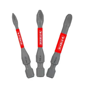 Dphv2-s3 Diablo 2 Inch Assorted Phillips Drive Bits 3-pc