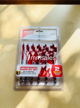 Dsp2920-s6 Diablo 8-piece Speedemon High Speed Steel Spade Bit Set