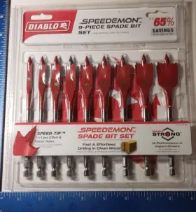Dsp2930-s9 Diablo 9 Pc Speedemon Spade Bit Set 9-piece China