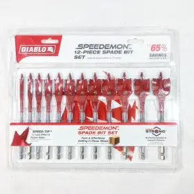 Dsp2950-s12 Diablo Speedemon 12-piece Spade Bit Set