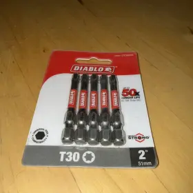 Dt302p5 Diablo J 2 Inch #30 Torx Drive Bits 5 Pack Free Shipping