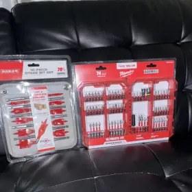 49-32-5154 Diablo Milwaukee 10-piece Spade Bit Set And 74-piece Shockwave Drill Steel