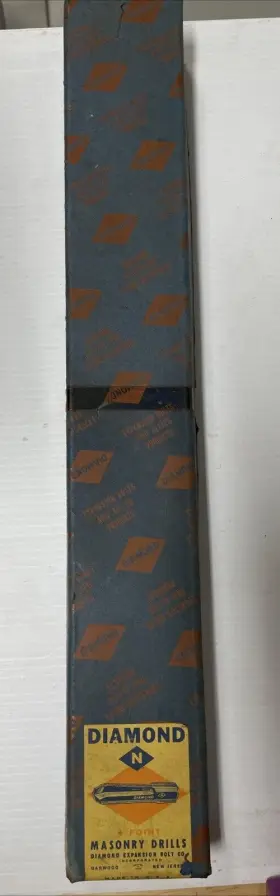 Fc212-4q3272 Diamond Vintage Masonry 4 Point Drill 1 Inch X 18 Made In Usa