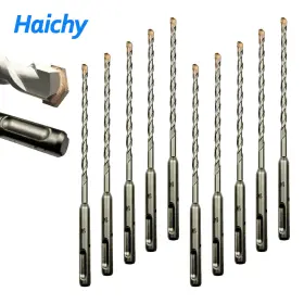 Hd-a1 Direko Hd-a1/4x8-10 Sds Plus Rotary Hammer Drill Bits 10-piece Carbide-tipped For Masonry 1/4 Inch X 8
