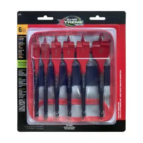 Disston 035781027779 Blu Mol Xtrm Heavy Duty 6pc Spade Bit Set 1/2 Inch 5/8 3/4 7/8 1 1/4