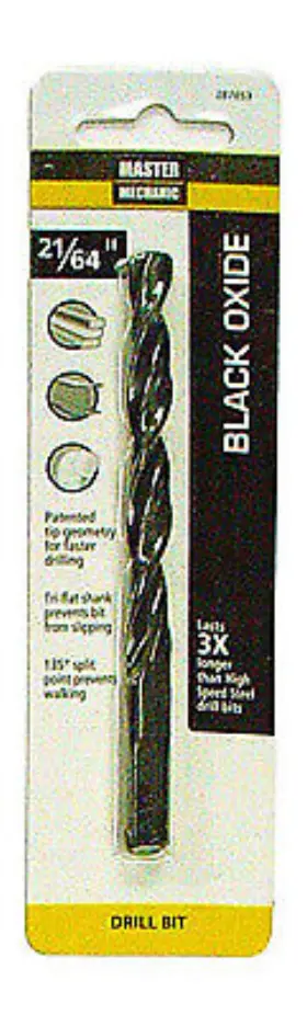 287653 Disston Company 5 Pack Drill Bit 21/64 X 4-5/8- Inch