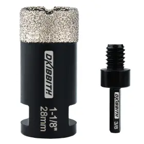 Cavvt-014 Dkibbith 1-1/8 Inch Diamond Hole Saw Drill Bits In Dia For Granite Tiles Qu