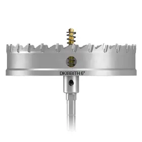 Dkvip-0066 Dkibbith Tct Hole Saw Set 6 Inch 152mm Heavy Duty Tungsten Carbide Tipped Cutters F