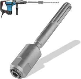 Mtpa001 Dolenor Max To Plus Sds Adapter 40 Chrome Steel Hammer Drill Adaptor Bit For Ro