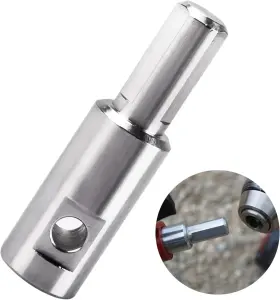 Doufuhua 705353999789 Ice Auger Drill Adapter For 1/2 Inch Chuck Fits 1/4 Holes 1 Pcs
