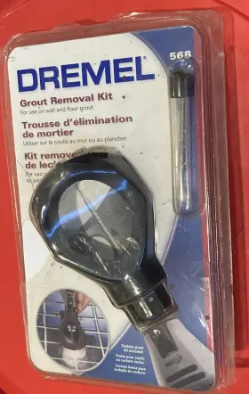Dremel 080596012021 568 Grout Removal Kit - Rotary Tool Attachment New Old Stock