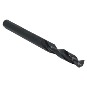 Drill America 313029171126 14.00 Mm High Speed Steel Black Oxide Reduced Shank Twist Bit With 1/2 Inch