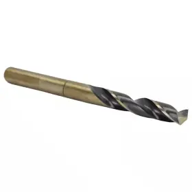 Drill America 313036421405 23/32 Inch High Speed Steel Twist Black And Gold Reduced Shank Bit With 1/2