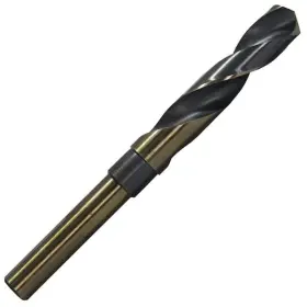 Drill America 887861037037 Twist Bit 19/32 Inch High Speed Steel Black And Gold Reduced 1/2 Shank