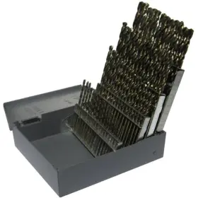 Drill America 887861039369 Kfd60j-set 60 Piece Heavy Duty High Speed Steel Bit Set Wire Sizes #1