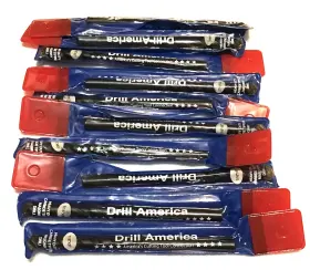 Drill America 887861053662 10 New 7/16 Inch X 6 Carbide Tipped Masonry Bits
