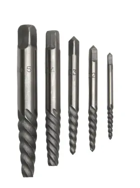5-extract Drill America 887861055086 Dewezs1-5 5 Piece Carbon Steel Screw Bit Extractor Set With