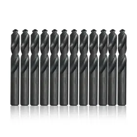 Drill America 887861209779 #12 High Speed Steel Heavy Duty Split Point Stub Bit Pack Of 12 D/as