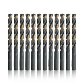 Drill America 887861236287 1.50mm High Speed Steel Black And Gold Kfd Split Point Bit Pack Of 12