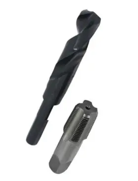 2nptw Drill America 887861241854 1/2 Inch Carbon Steel Npt Pipe Tap And 23/32 High Speed