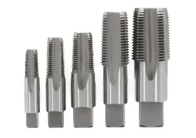 Poucsnpt5 Drill America 887861241908 5 Piece Npt Pipe Tap Set 1/8 Inch 1/4 3/8 1/2 And 3/4 Plast