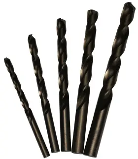 Drill America 887861292030 Poud/acoj 5 Piece M42 Cobalt Bit Set In Plastic Pouch Case 1/4 Inch - 1/
