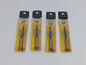 Drill America 887861293419 Bits 1/8 Inch Quick Change Hex Shank High Speed Steel Kfdhex Series 4 Pack New