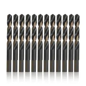 Drill America 887861295260 3/16 Inch High Speed Steel Contractor Split Point Bit With 3-flat Shank Pa