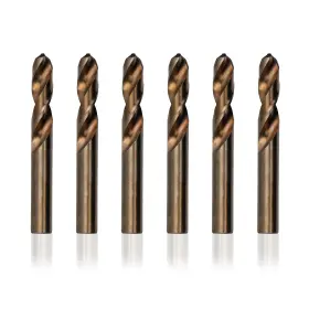 Astco31 Drill America D/astco31/64p6 31/64 Inch Cobalt Heavy Duty Split Point Stub Bit Pack Of 6