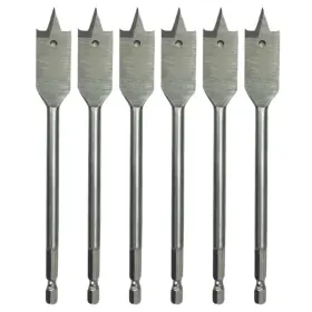 Dms71-1040 Drill America 6 Piece Spade/paddle Bit Set For Wood Inch Long