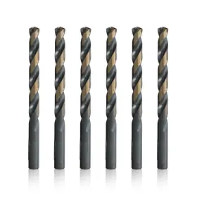 Kfd31 Drill America Kfd31/64p6 - 31/64 Inch High Speed Steel Black And Gold Kfd Split Poi