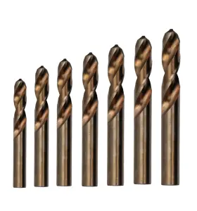 Astco7 Drill America Poud/astco7 7 Piece Screw Machine/stub Cobalt Bit Set Plastic Pouch