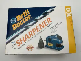 Drill Doctor 662949037112 Traveler 100 Bit Sharpener Set Usa Made 3/32 Inch -1/2 2.5mm-13mm