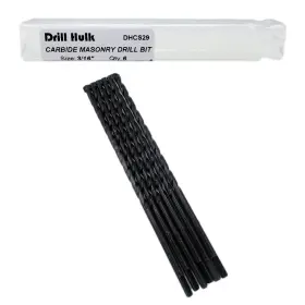 Dhcs29 Drill Hulk 3/16-inch Carbide-tipped Masonry Bit For Concrete Block Brick Pack Of 6