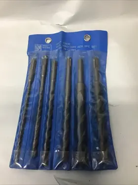42639 Drill Master 6 Piece 8 Inch Masonry Bit Set Sku Free Shipping