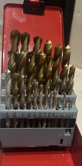 P-5889 Drill Master P 5889 29 Piece Titanium Bit Set Missing 1/8 Inch
