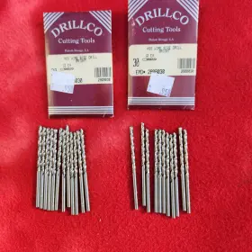 280b030 Drillco Lot Of 23 Twist Drills # 30 - Hss Bright New