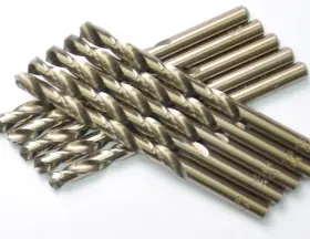 20072 Drillforce 10pcs 17/64 Inch Cobalt Drill Bits In