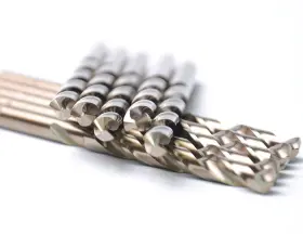 10pcds Drillforce 971141010675 3/16 Inch Cobalt Drill Bits