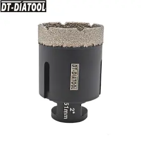 Dt965751551 Dt-diatool 2 Inch /51mm Diamond Dry Drilling Bits Ceramic Tile Hole Saw Cutter For Angle Grinder