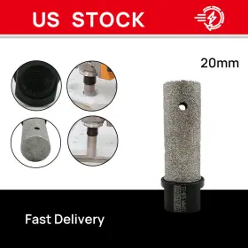 Dt97812058 Dt-diatool 1pc 20mm Diamond Finger Bits For Tile Ceramic Stone Milling Hole Cutter 5/8 Inch -11